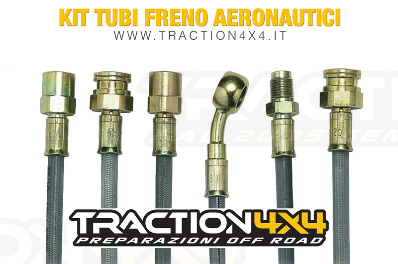 Traction 4x4: Tubi Freno Rinforzati per affrontare ogni percorso in totale sicurezza