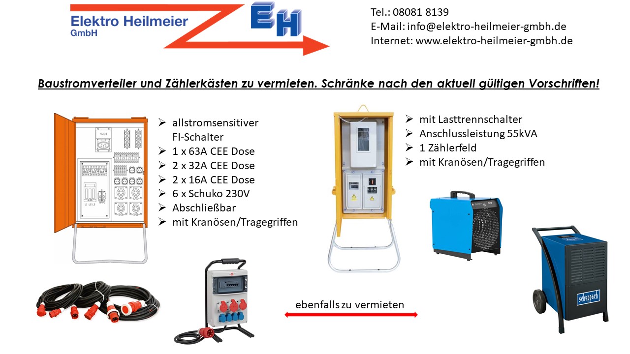 Leistungen Angebote Elektro Heilmeier Gmbh