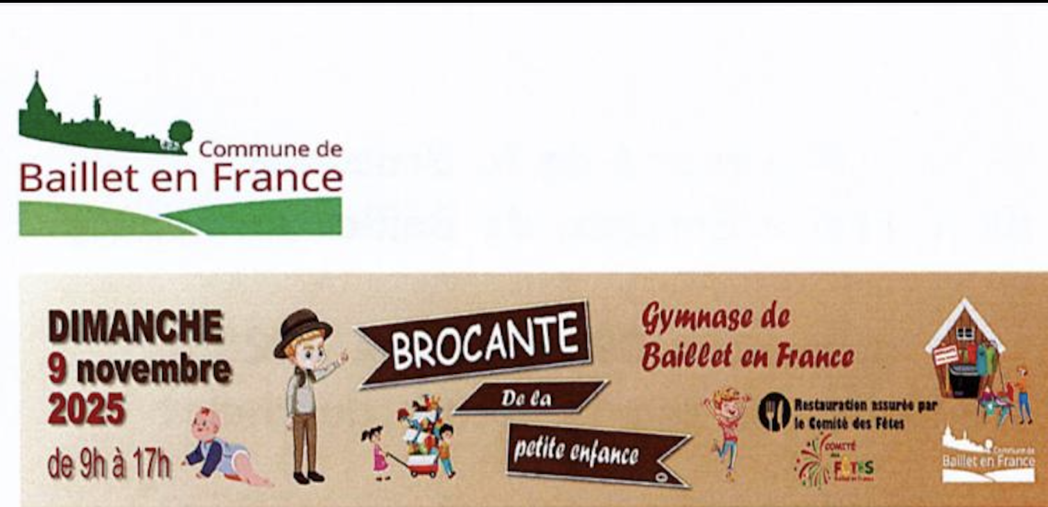 Inscription à la brocante petite enfance