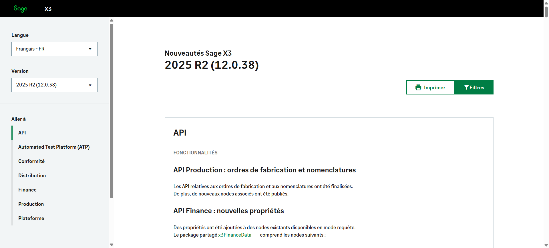 What's new in Sage X3 2025 R2 (12.0.38)