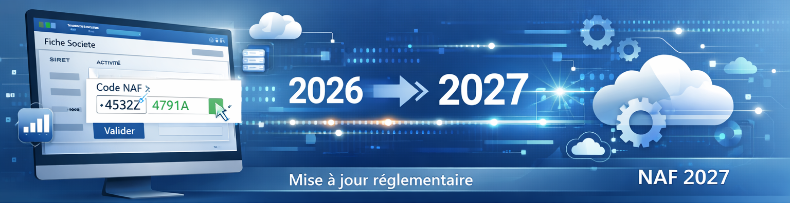 Les codes APE/NAF changent au 1/01/2027