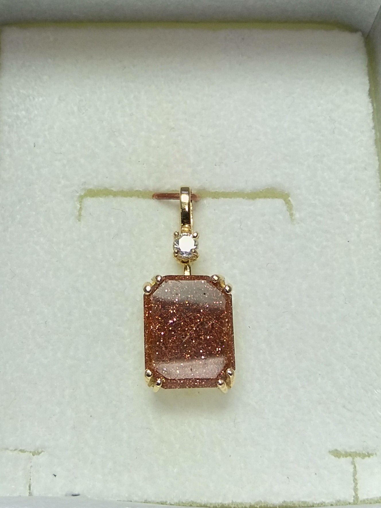 Pendentif "Carré" - Or jaune 750