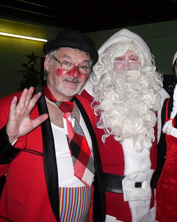 Poc et Pic Clown et père Noël 