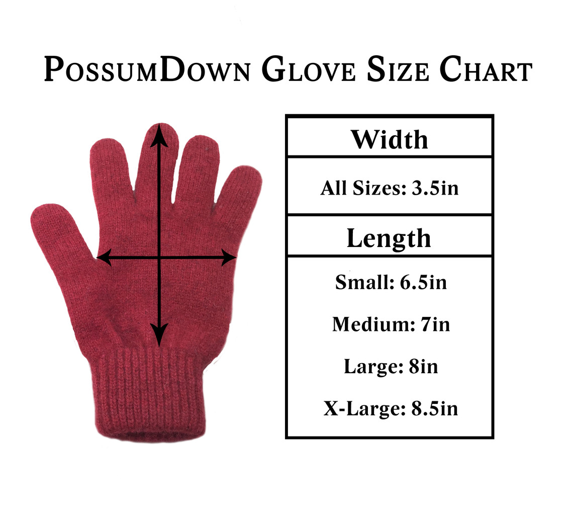 Possumdown Brushtail Merino Wool Gloves Sweater Chalet
