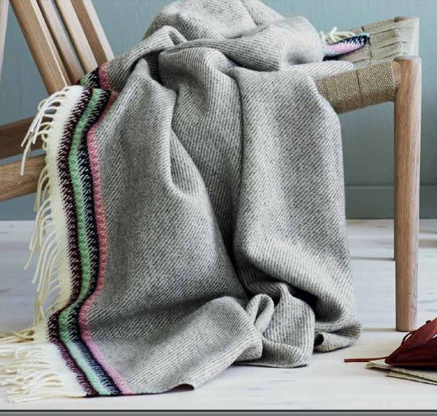 Åkle 100 Norwegian Wool Blanket Throw Sweater Chalet