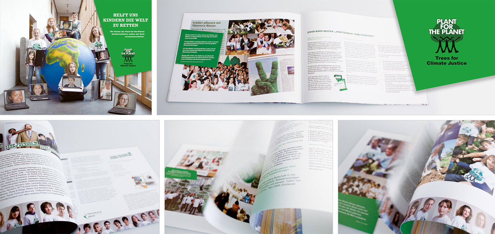 PLANT-FOR-THE-PLANET Foundation / Literatur / Broschüre 2011 / Agentur: Leagas Delaney HH