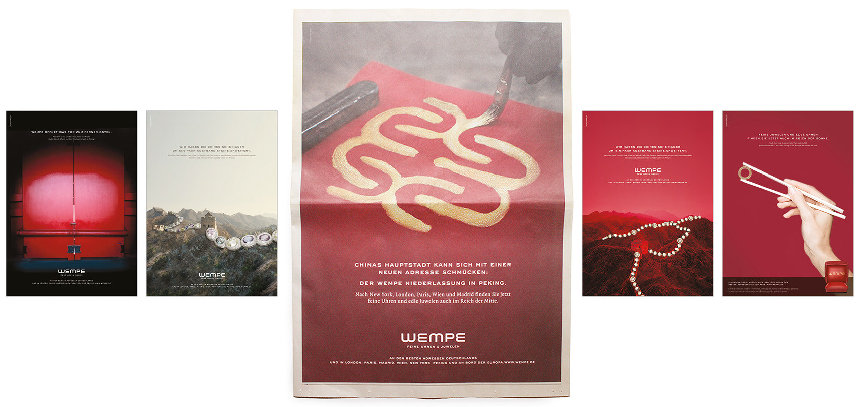 WEMPE / Print / TZ Announcement Peking / Agentur: Leagas Delaney HH