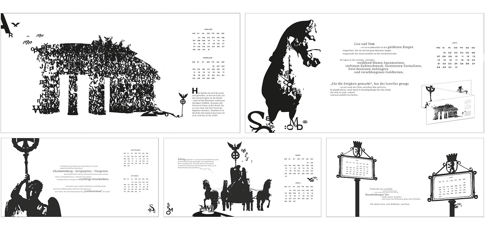 WEMPE / Print / Sonderidee Leporello-Tischkalender / Agentur: Leagas Delaney HH