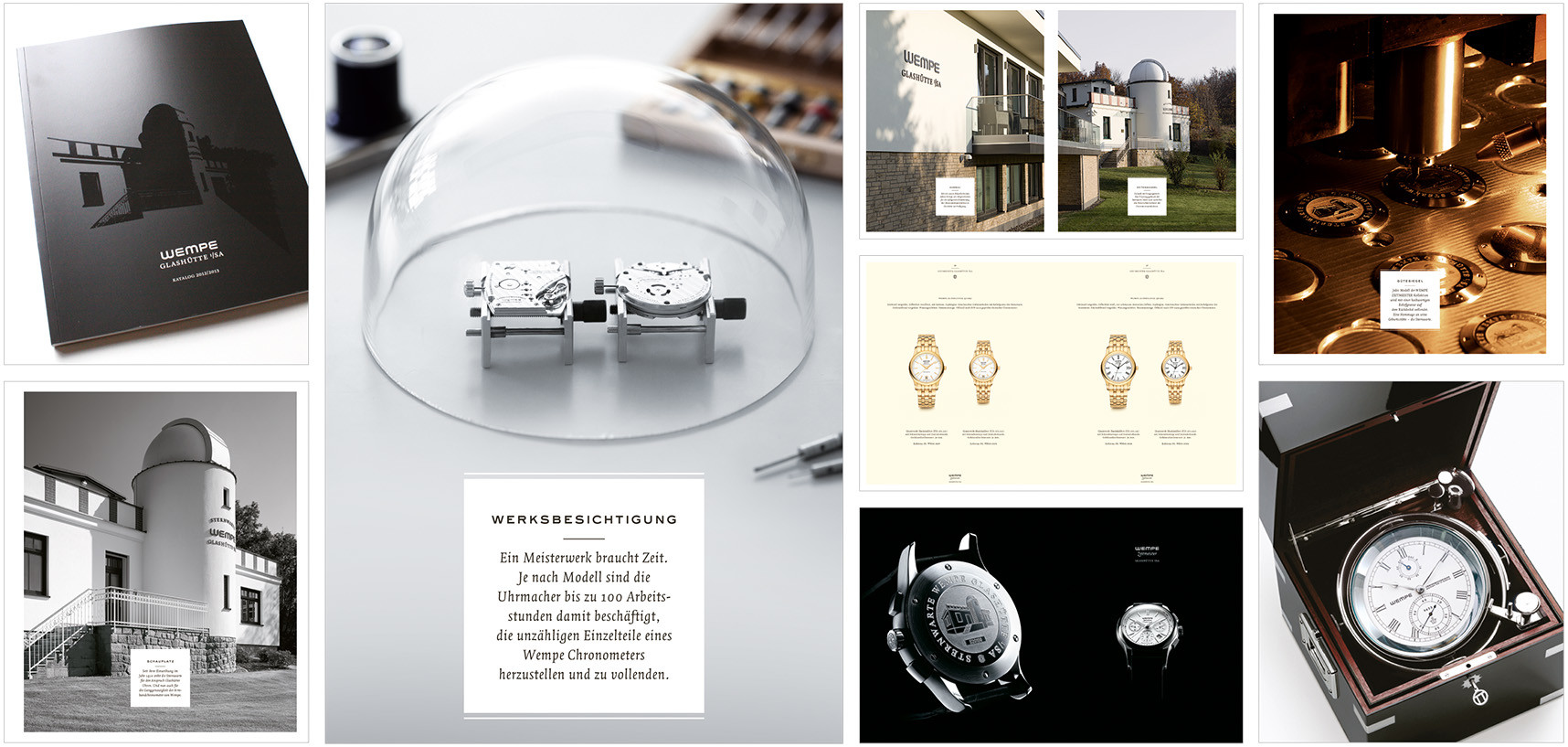 WEMPE / Literatur / Glashütte Katalog 2012 / Agentur: Leagas Delaney HH