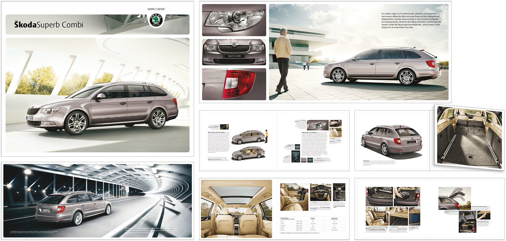 ŠKODA / Literatur / Beispielkatalog Superb Combi / Agentur: Leagas Delaney HH