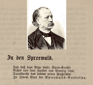 Theodor Fontane im Spreewald - Kahnfahrt von Luebbenau nach Burg 