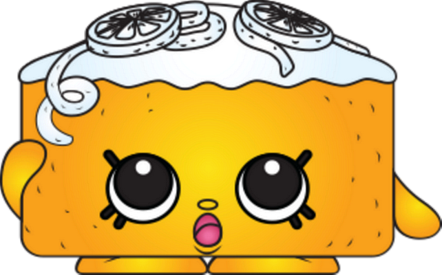 gâteau [Shopkins] - gourmandise- alimentation - smiley émoticône émoji cartoon clipart illustration - artémotic