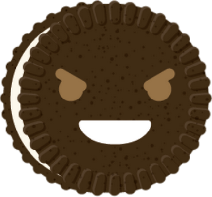 biscuit - gourmandise- alimentation - smiley émoticône émoji cartoon clipart illustration - artémotic