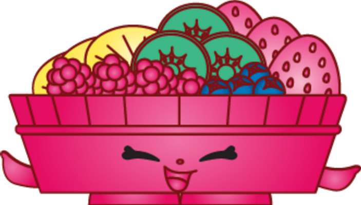 gâteau [Shopkins] - gourmandise- alimentation - smiley émoticône émoji cartoon clipart illustration - artémotic