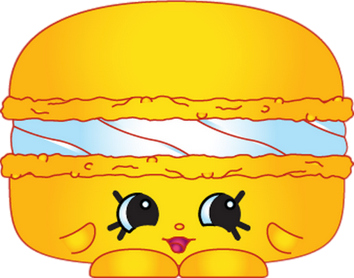 gâteau [Shopkins] - gourmandise- alimentation - smiley émoticône émoji cartoon clipart illustration - artémotic