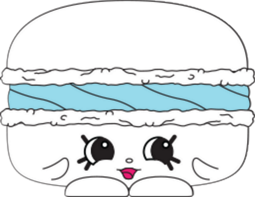 gâteau [Shopkins] - gourmandise- alimentation - smiley émoticône émoji cartoon clipart illustration - artémotic