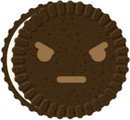 biscuit - gourmandise- alimentation - smiley émoticône émoji cartoon clipart illustration - artémotic