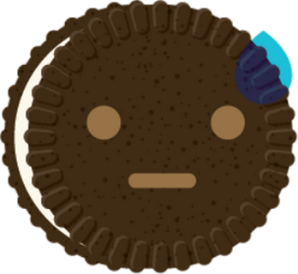 biscuit - gourmandise- alimentation - smiley émoticône émoji cartoon clipart illustration - artémotic