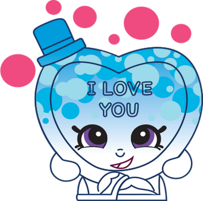 bonbon [Shopkins] - gourmandise- alimentation - smiley émoticône émoji cartoon clipart illustration - artémotic