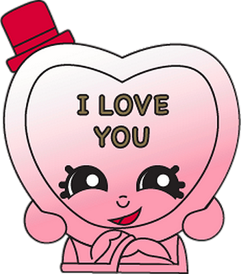 bonbon [Shopkins] - gourmandise- alimentation - smiley émoticône émoji cartoon clipart illustration - artémotic