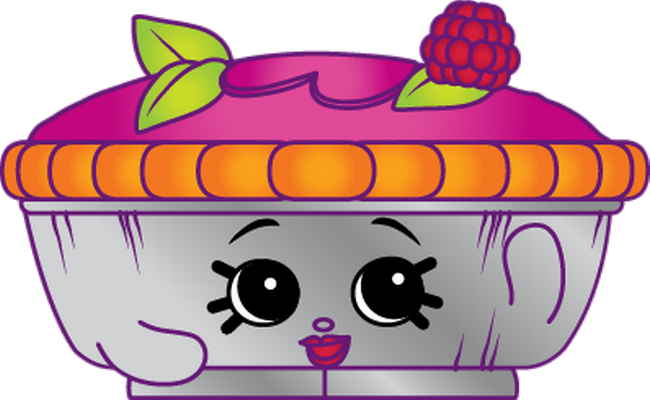 gâteau [Shopkins] - gourmandise- alimentation - smiley émoticône émoji cartoon clipart illustration - artémotic