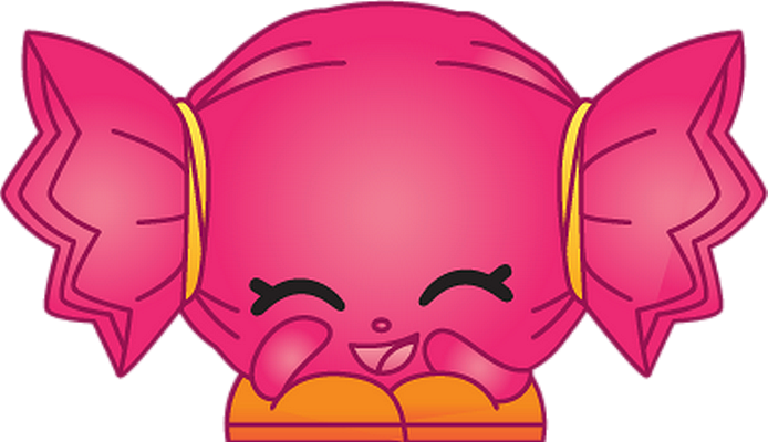 bonbon [Shopkins] - gourmandise- alimentation - smiley émoticône émoji cartoon clipart illustration - artémotic