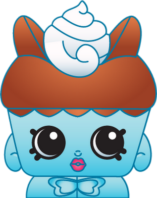 gâteau [Shopkins] - gourmandise- alimentation - smiley émoticône émoji cartoon clipart illustration - artémotic