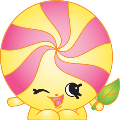 bonbon [Shopkins] - gourmandise- alimentation - smiley émoticône émoji cartoon clipart illustration - artémotic