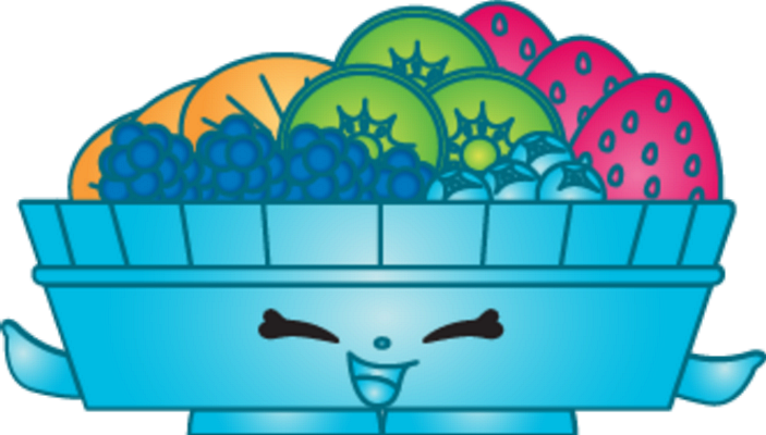 gâteau [Shopkins] - gourmandise- alimentation - smiley émoticône émoji cartoon clipart illustration - artémotic