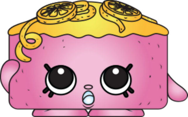 gâteau [Shopkins] - gourmandise- alimentation - smiley émoticône émoji cartoon clipart illustration - artémotic