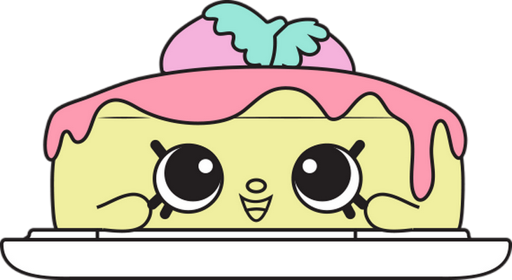 pancake [Shopkins] - gourmandise- alimentation - smiley émoticône émoji cartoon clipart illustration - artémotic