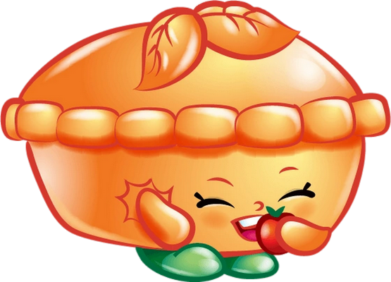 gâteau [Shopkins] - gourmandise- alimentation - smiley émoticône émoji cartoon clipart illustration - artémotic