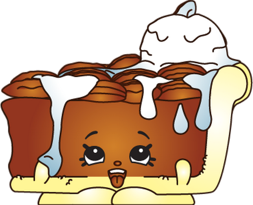 gâteau [Shopkins] - gourmandise- alimentation - smiley émoticône émoji cartoon clipart illustration - artémotic