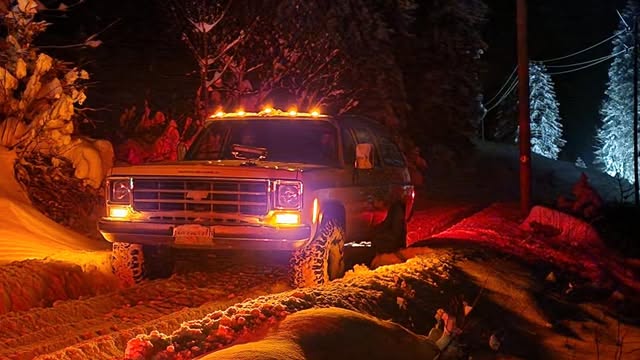 Einsatz im Schnee als Hoteltaxi