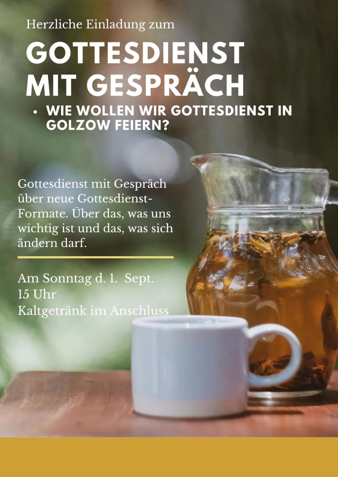 Gottesdienst 2024-09-01
