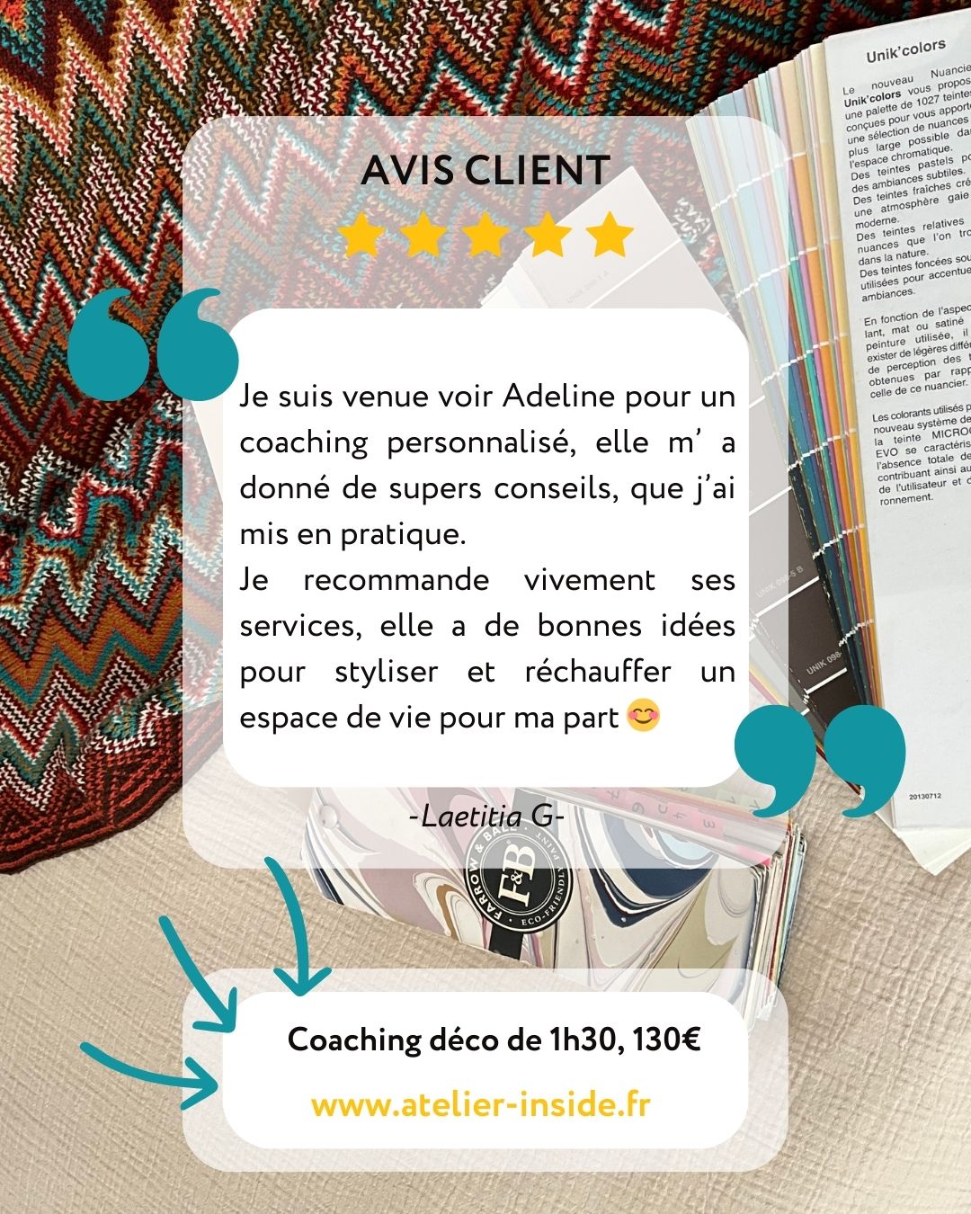 Coaching chambre bohème et salon Jarville