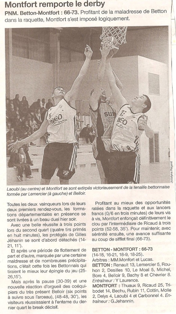 Victoire contre Betton
