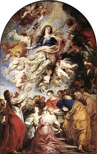 聖母被昇天　ルーベンス　１６２５年～２６年