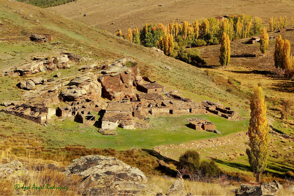 Paisaje típico del Altiplano de Granada