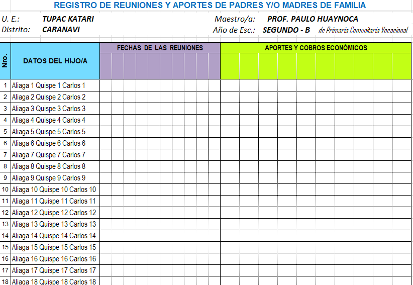 Registro de Reuniones y Aportes