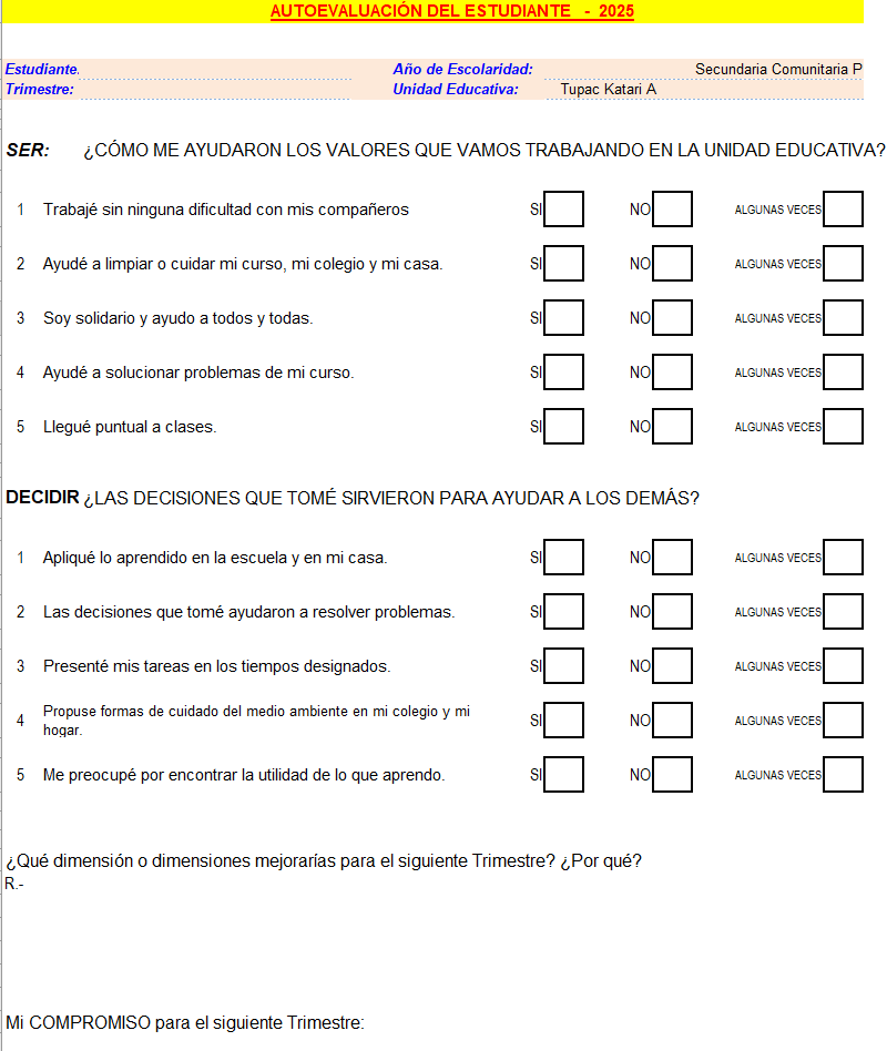 Autoevaluación