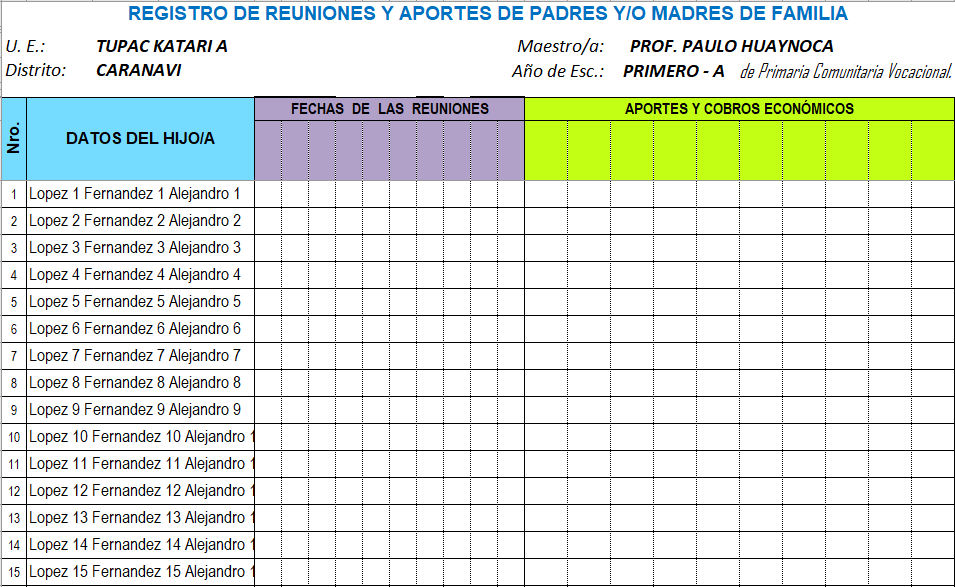 Registro de Reuniones y Aportes