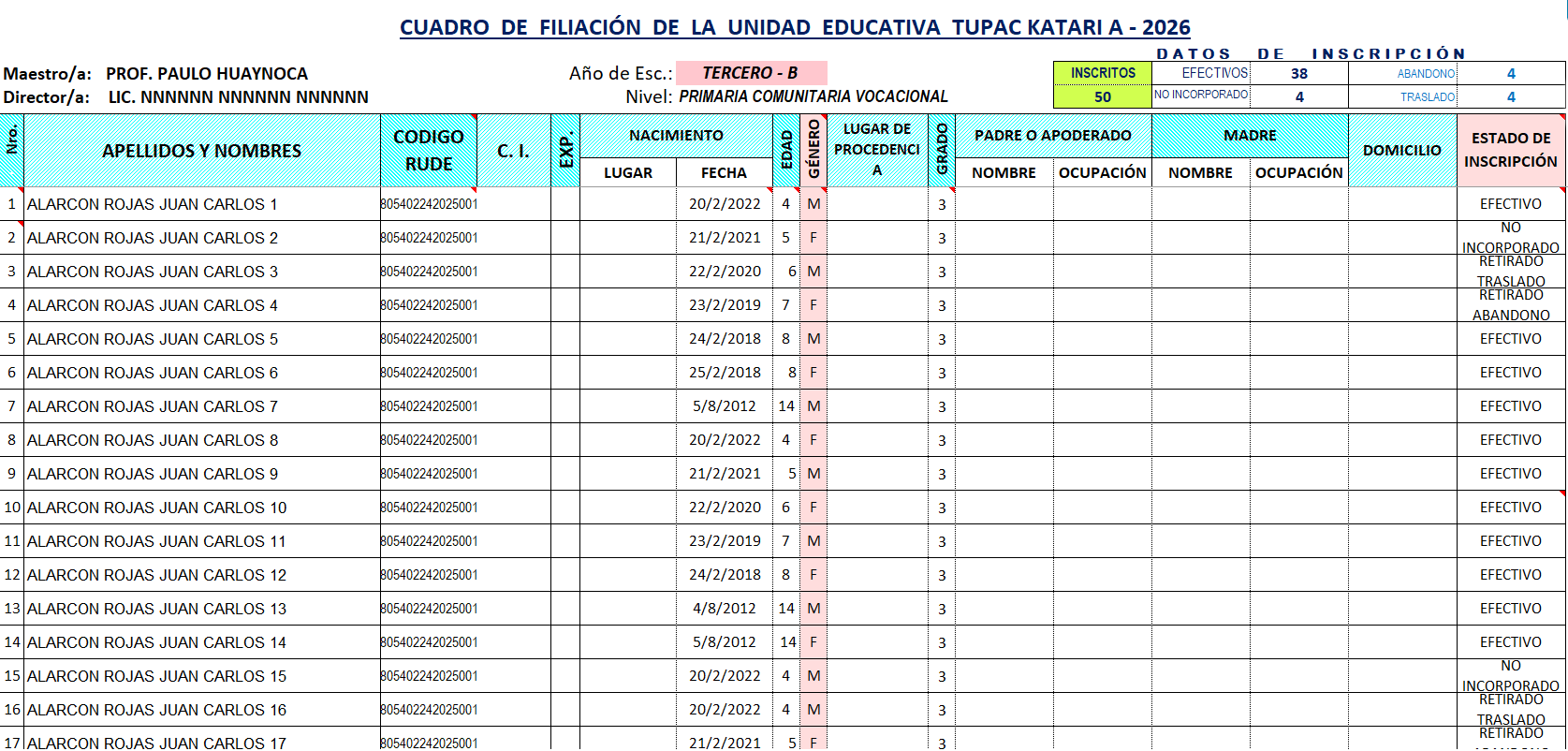 Filiación