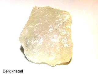 Bergkristall Rohstein