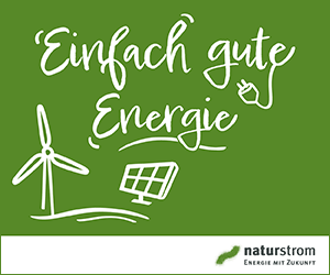 Wir empfehlen naturstrom!