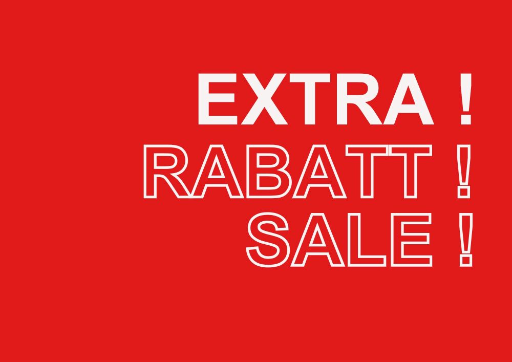 Extra Rabatt Coupon für reduzierte Kleidung oder Jeans.