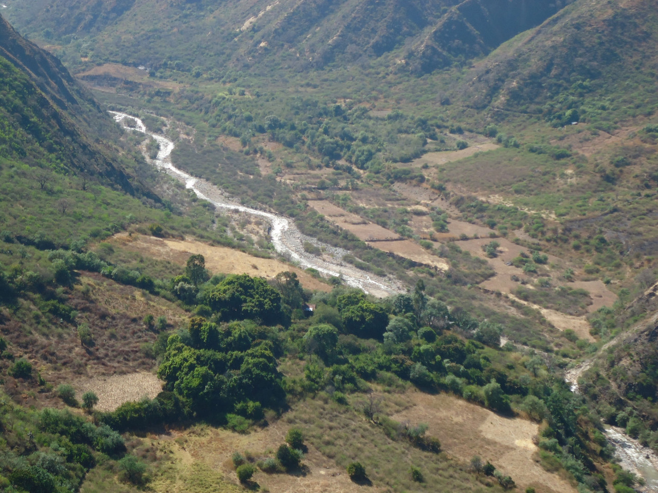 Vista el rio Huancaray