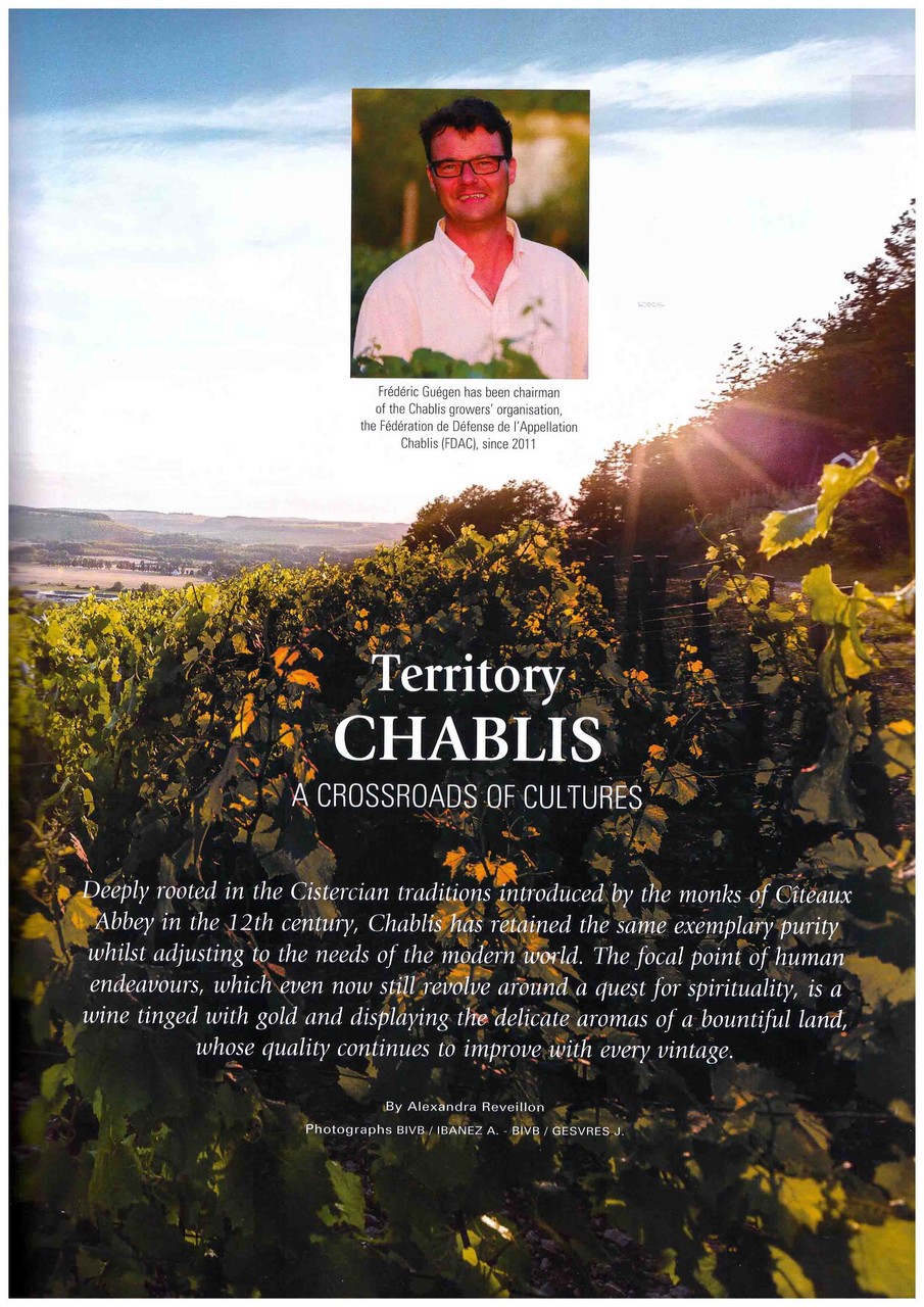 PRESS REVIEWS Domaine Celine & Frederic GUEGUEN, vins de Chablis et
