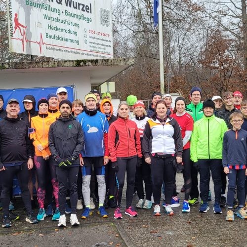 TG mit Klaus von der Grün bei der 47. Winterlaufserie der LG Mörfelden-Walldorf