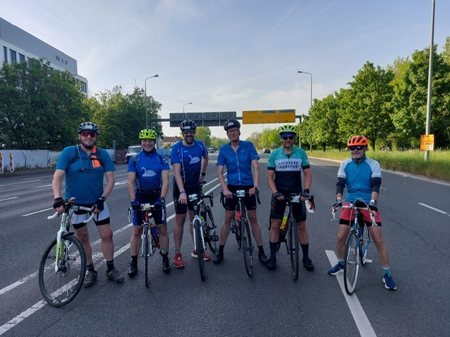 Schwanheimer Radsport Gruppe beim Radrennen Eschborn-Frankfurt